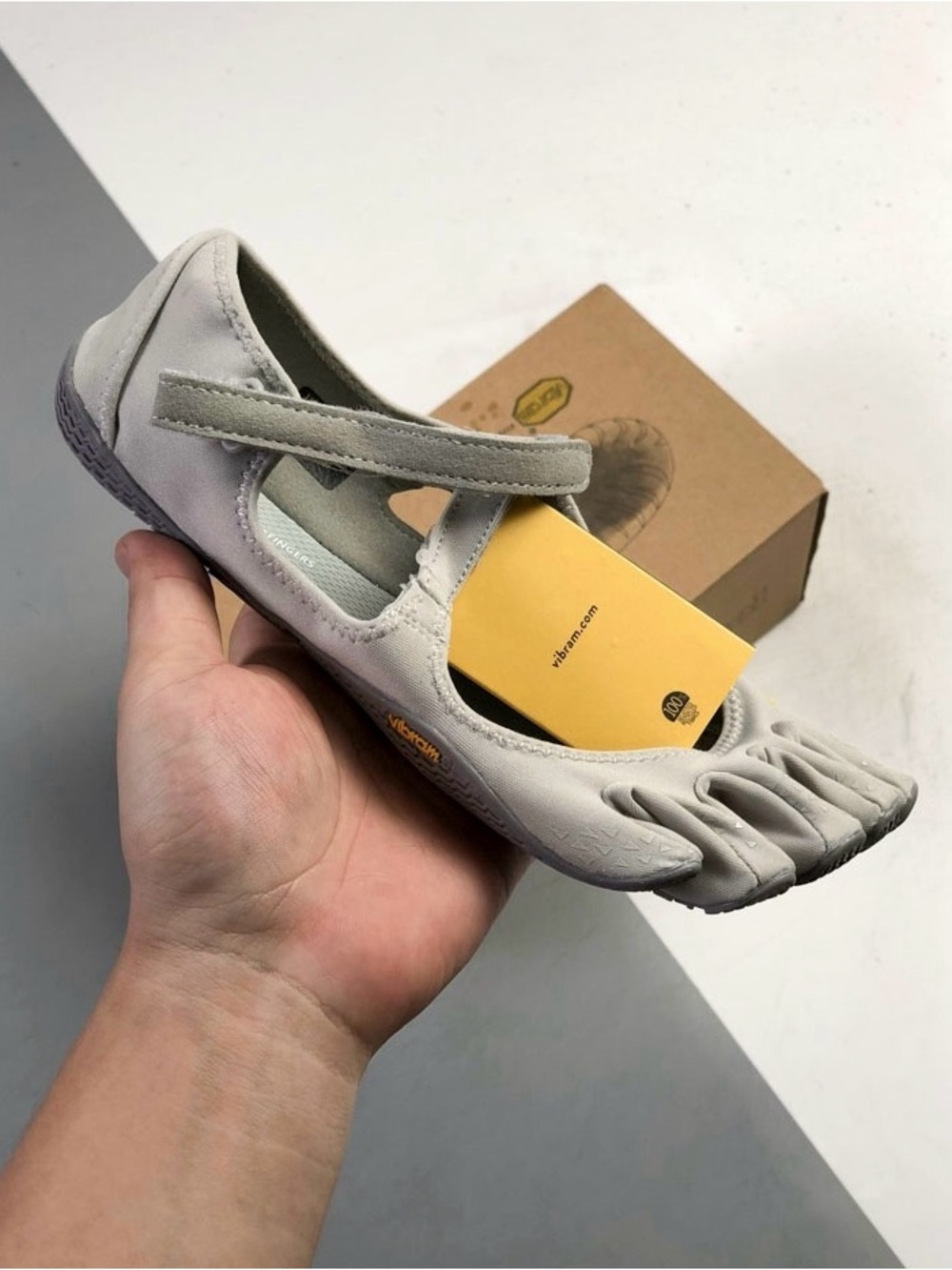 Vibram FiveFingers Mary Jane Flats in Light Gray